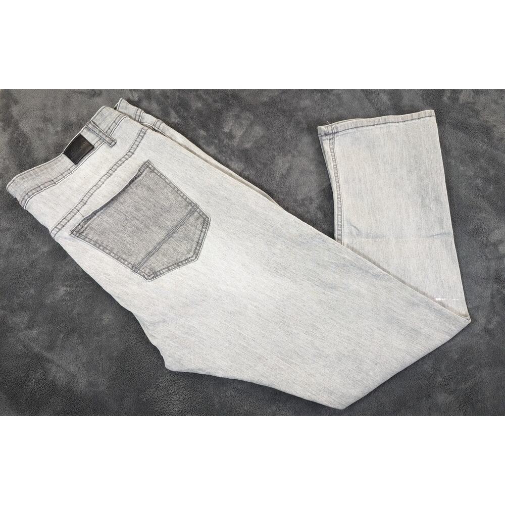 Truth and Substance Men's Slim Fit Skinny Jeans Grey 36x30 Cotton Stretchy
